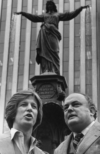 Gary Sandy and Gordon Jump from 'WKRP in Cincinnati.'